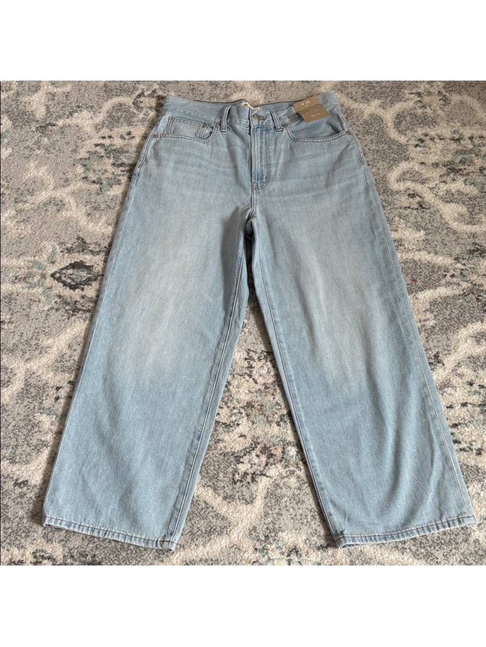 Madewell Perfect Vintage Wide Leg Crop Jean 28